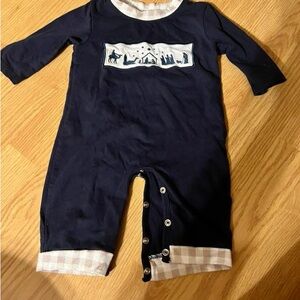 Navy Blue Kids One Piece